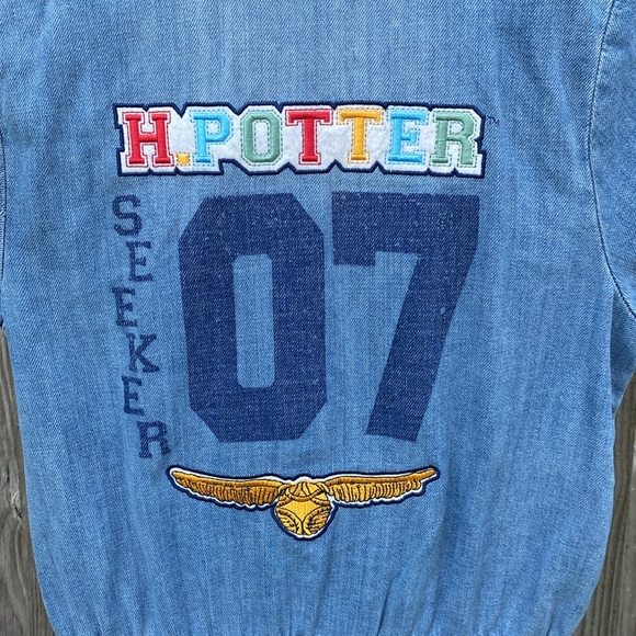 Marks & Spencer M&S Harry Potter Denim Boilersuit jumpsuit size 13-14 years kids - Picture 7 of 16